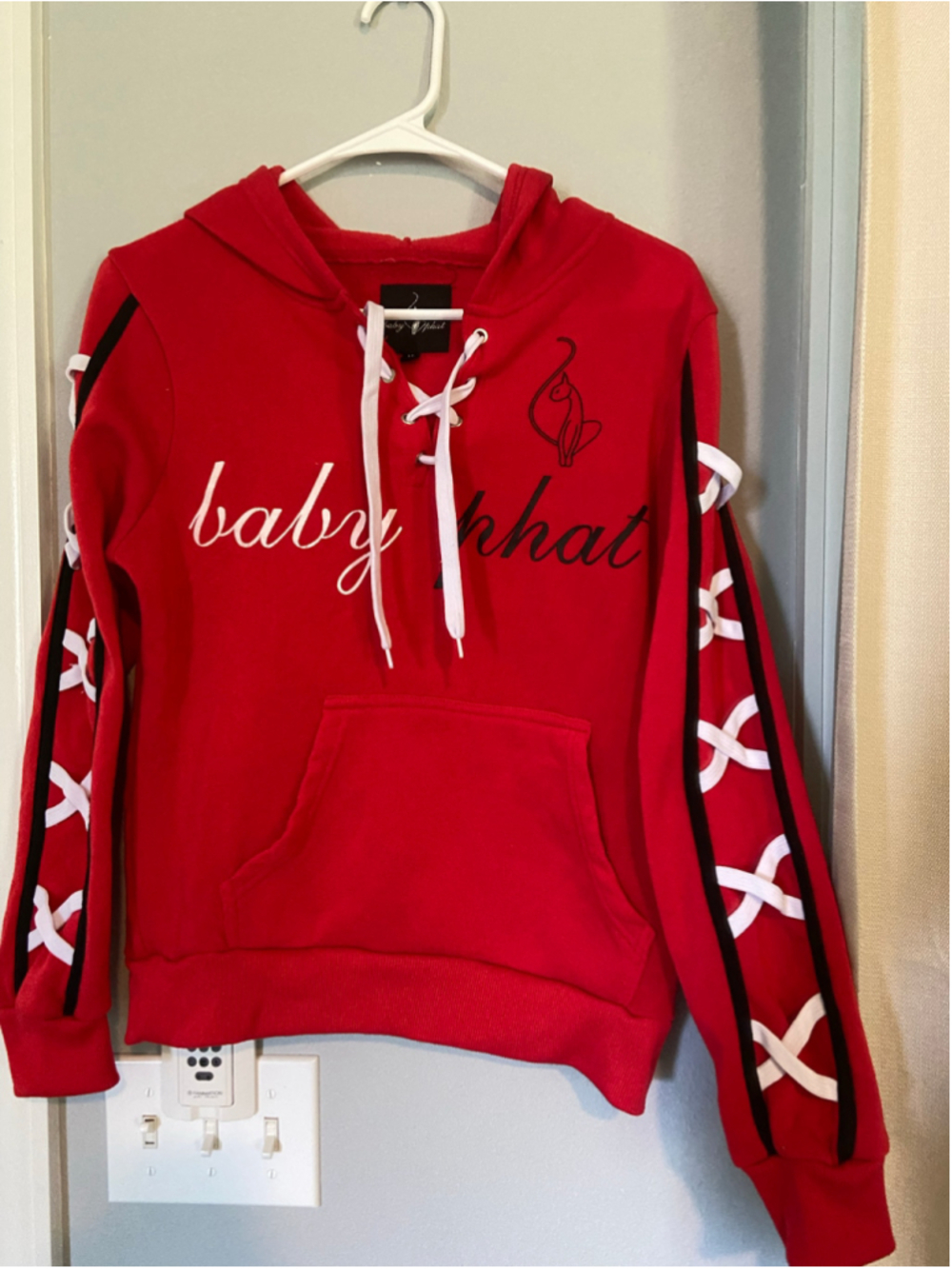 Baby Phat red hoodie, size medium